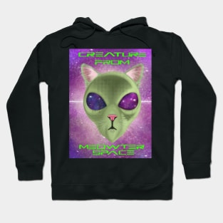 Creature from meow-ter space w/ galaxy eyes Hoodie